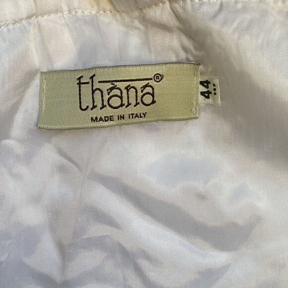 THANA Made in Italy Vintage Hand Beaded and Sequin with Side Zip Crop Top - Picture 7 of 8